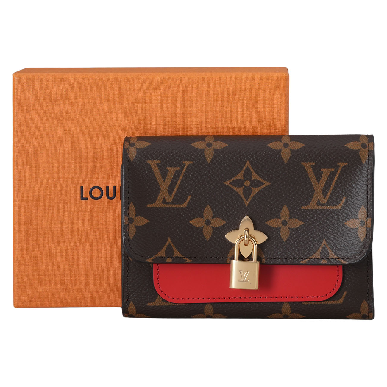 LOUIS VUITTON(USED)루이비통 모노그램 플라워 컴팩트 월릿